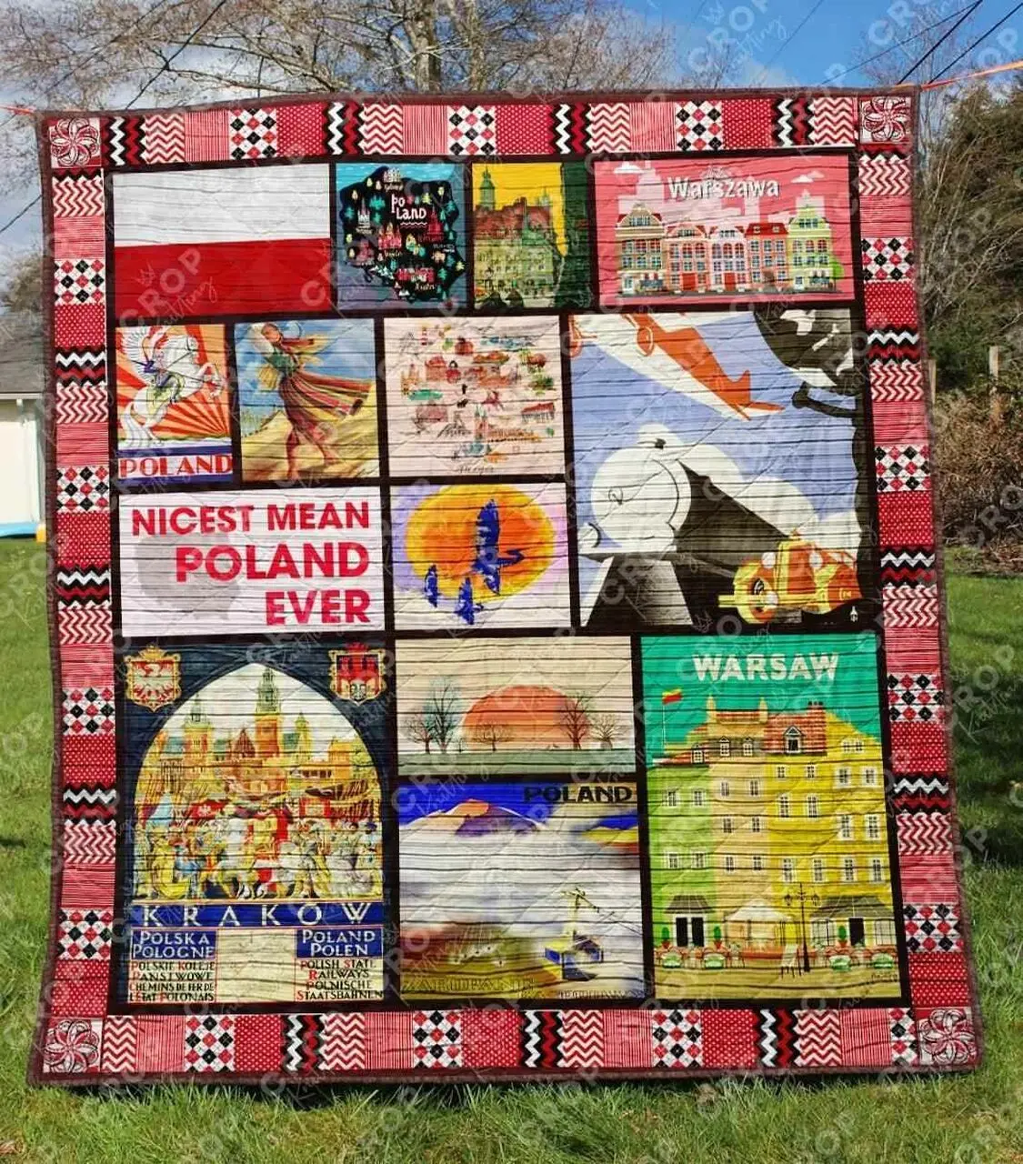 Poland Blanket Th1307 Quilt and Home Decor