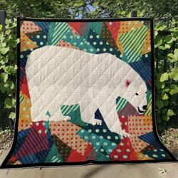 Polar Bear Hur Quilt Bevreq and Home Decor