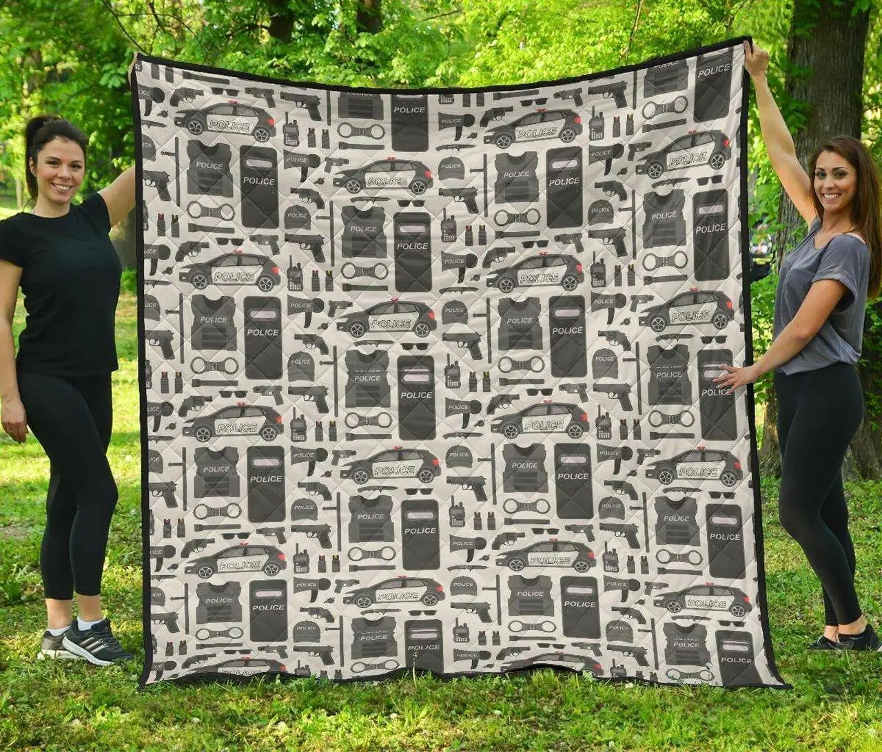 Police Cl12100546Mdq Quilt Blanket and Home Decor