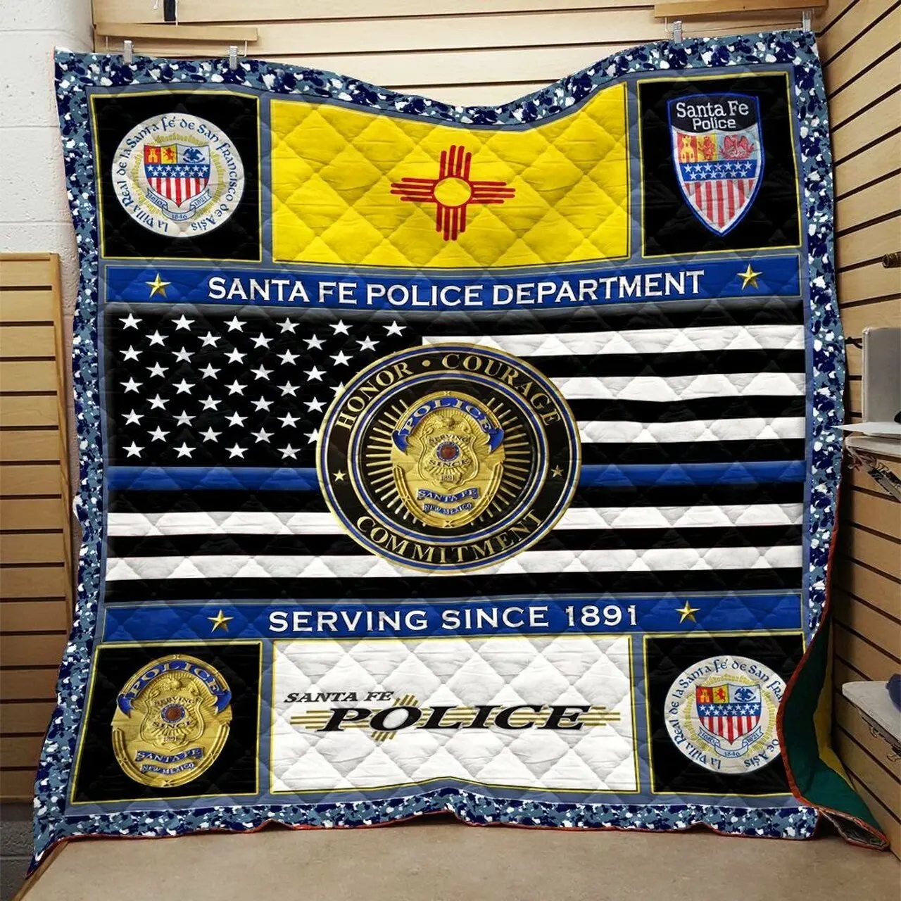 Police Quilt Blanket Dhc0910626Vt and Home Decor