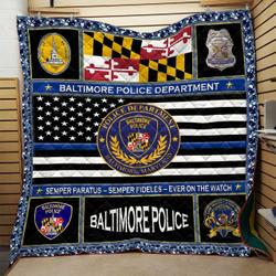 Police Quilt Blanket Dhc0910629Vt and Home Decor