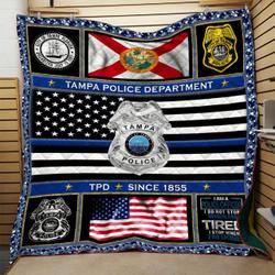 Police Quilt Blanket Dhc0910636Vt and Home Decor