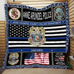 Police Quilt Blanket Dhc0910659Vt and Home Decor
