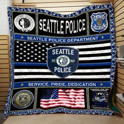 Police Quilt Blanket Dhc0910660Vt and Home Decor