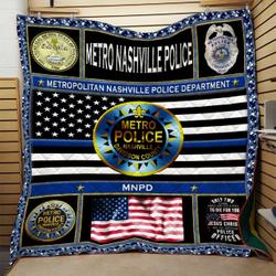 Police Quilt Blanket Dhc0910661Vt and Home Decor