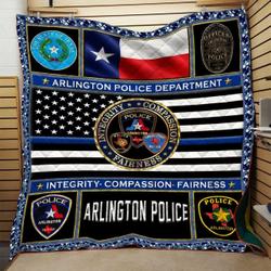Police Quilt Blanket Dhc0910663Vt and Home Decor