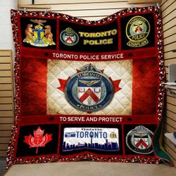 Police Quilt Blanket Dhc0910668Vt and Home Decor