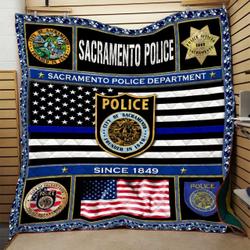 Police Quilt Blanket Dhc0910670Vt and Home Decor