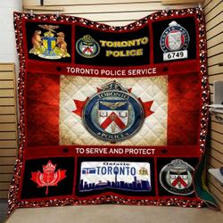 Police Quilt Blanket Dhc0910673Vt and Home Decor