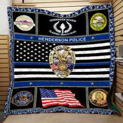 Police Quilt Blanket Dhc0910675Vt and Home Decor