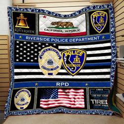 Police Quilt Blanket Dhc091076Vt and Home Decor