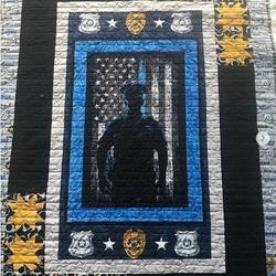 Police Quilt Tdhca and Home Decor
