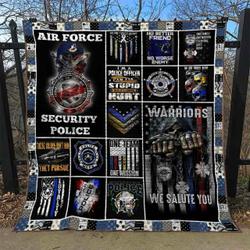 Police Tn210528 Quilt Blanket and Home Decor