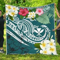 Polynesian Hawaii Kanaka Maoli Premium Quilt and Home Decor