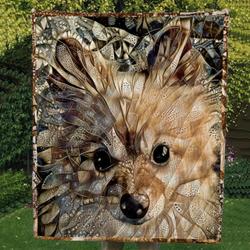 Pomeranian Quilt Tdhlv and Home Decor