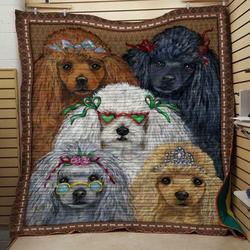 Poodle 7030081 Quilt Blanket  Quilt and Home Decor