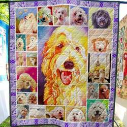 Poodle Dog Quilt Blanket  Quilt and Home Decor