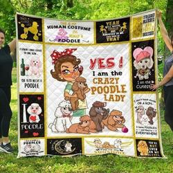 Poodle Love Quilt Tdhhd and Home Decor