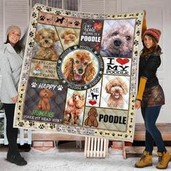 Poodle Quilt Blanket Dhc09121605Dd and Home Decor