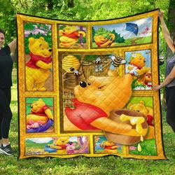 Pooh 2  Premium Quilt  Quilt and Home Decor