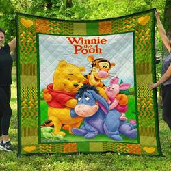 Pooh And Friends  Premium Quilt  Quilt and Home Decor