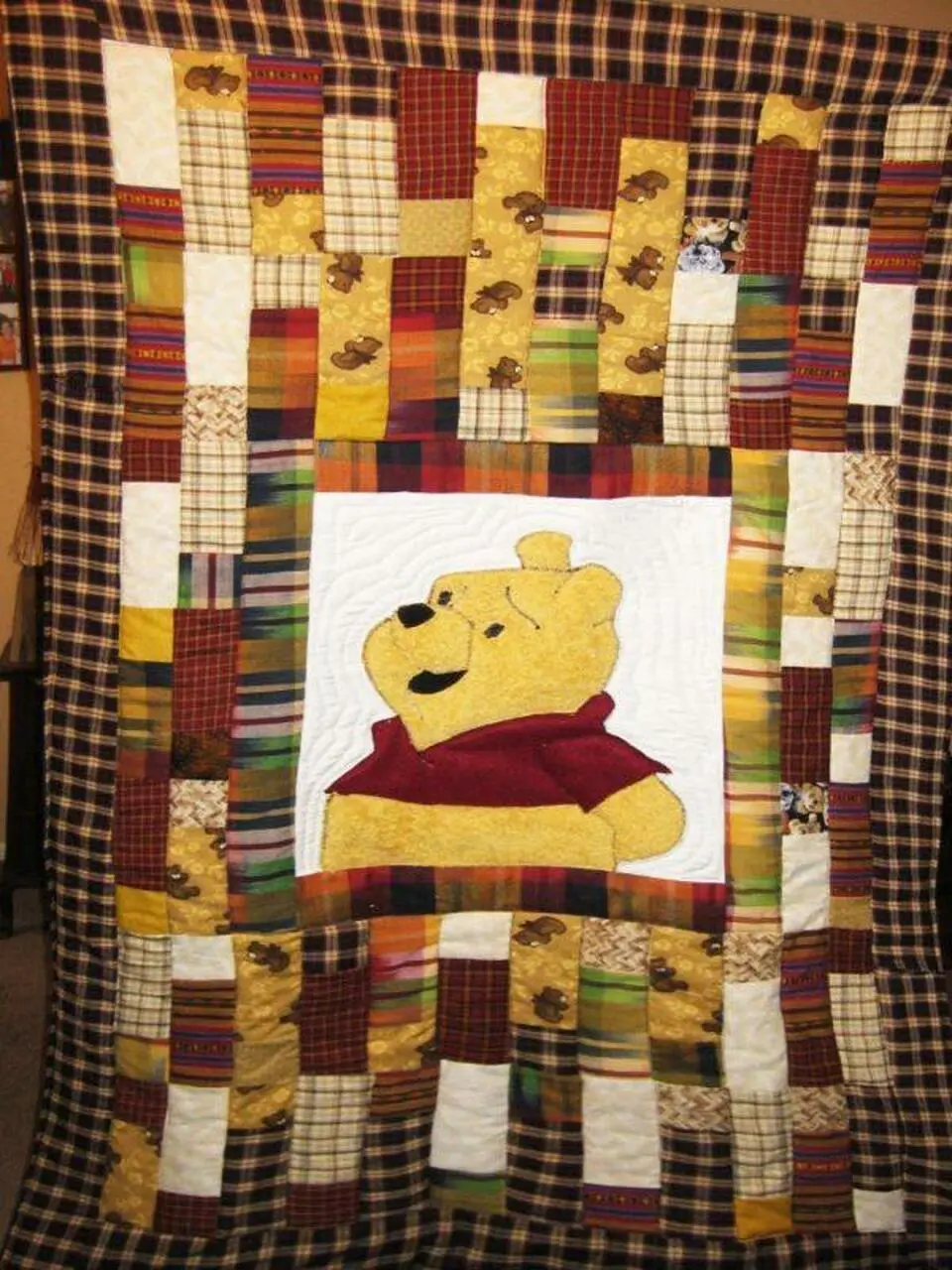 Pooh Quilt Blanket Bn14 Quilt and Home Decor