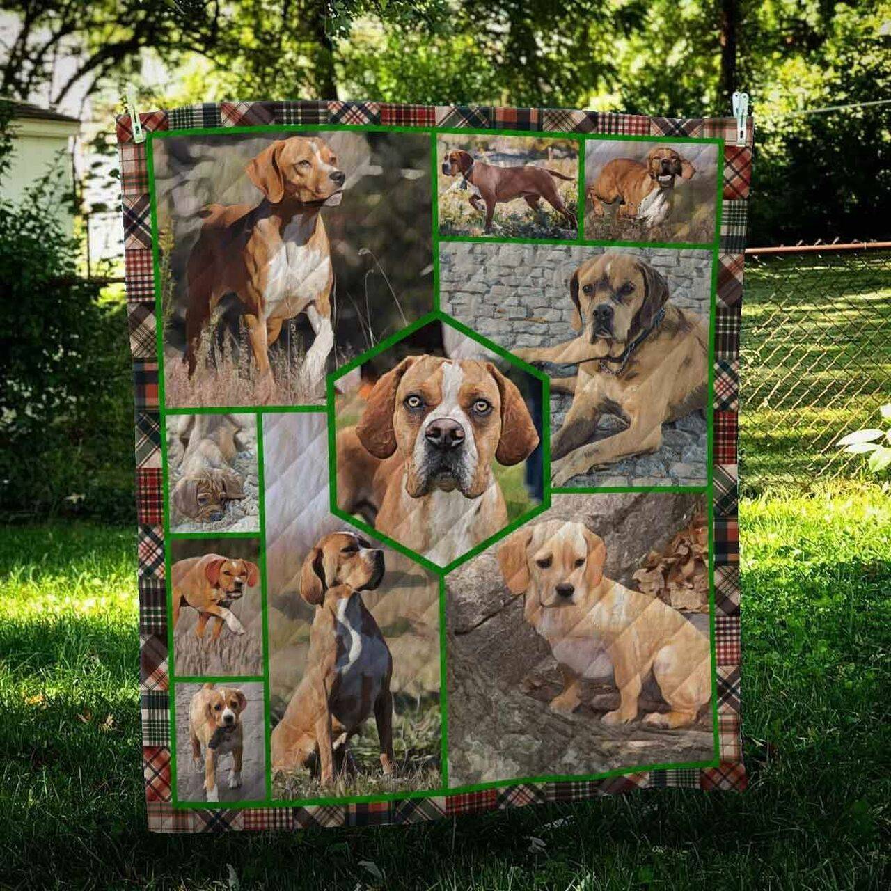 Portuguese Pointer Vintage Quilt Blanket Dhc09122014Dd and Home Decor
