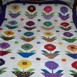 Poseys And Purple Quilt Tdhcm and Home Decor