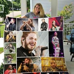 Post Malone Albums All Season Plus Size Quilt Blanket and Home Decor