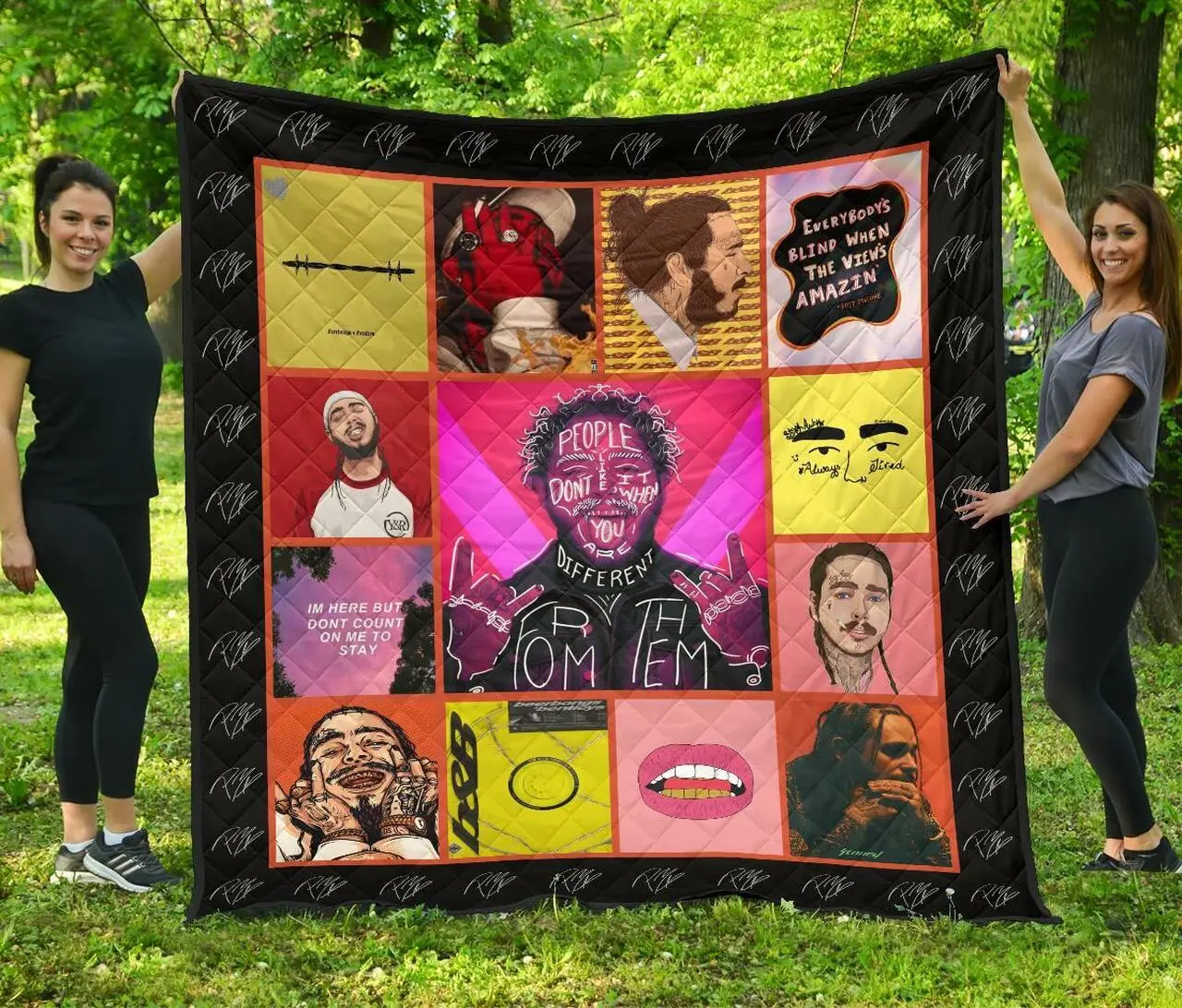 Post Malone Amazing Gift For Music Fan Quilt and Home Decor