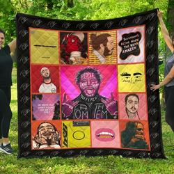Post Malone Amazing Gift For Music Fan Quilt and Home Decor