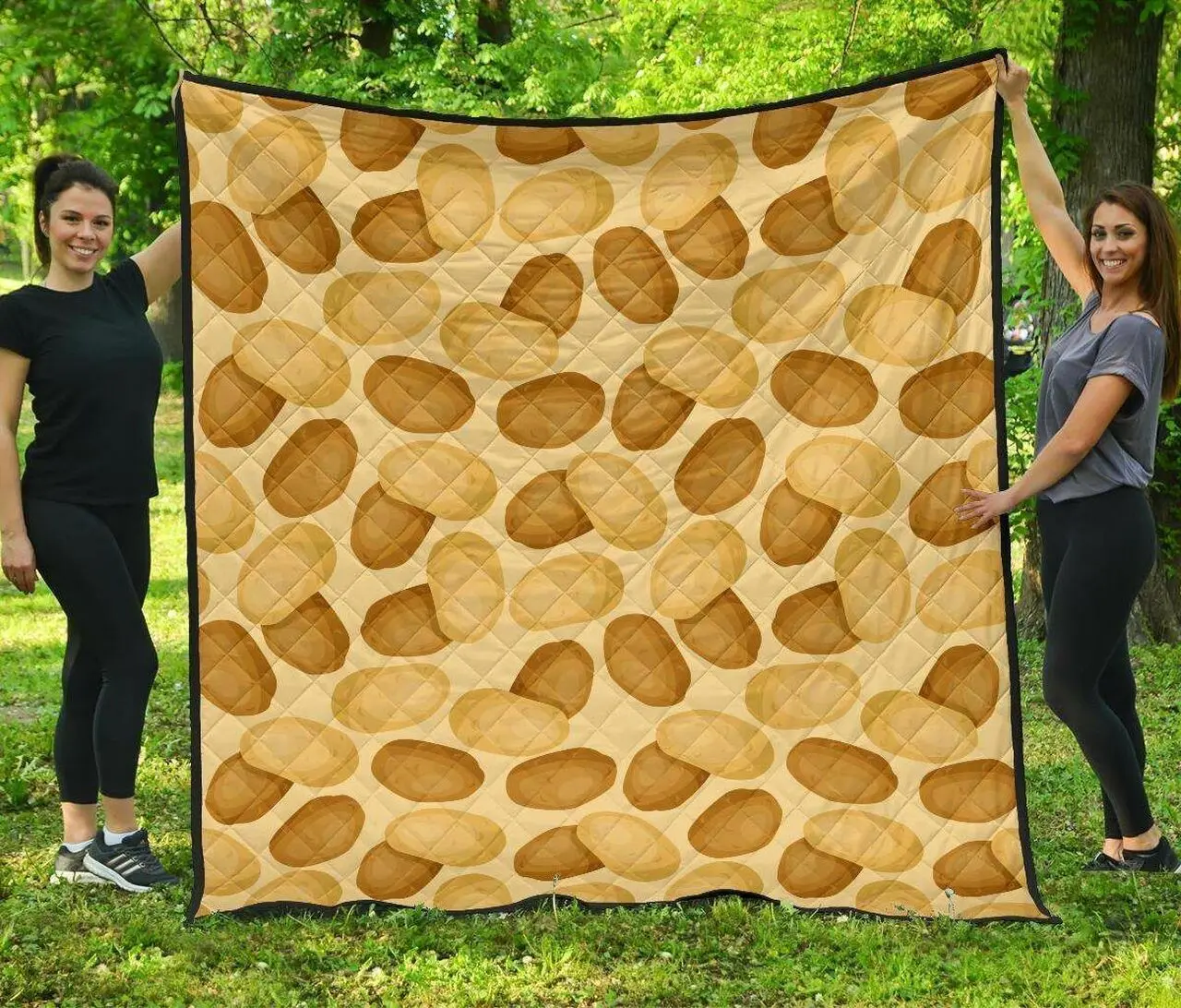 Potato Hur Quilt oq and Home Decor