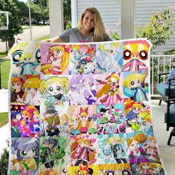 Powerpuff Girls Z Quilt Blanket 0857 and Home Decor