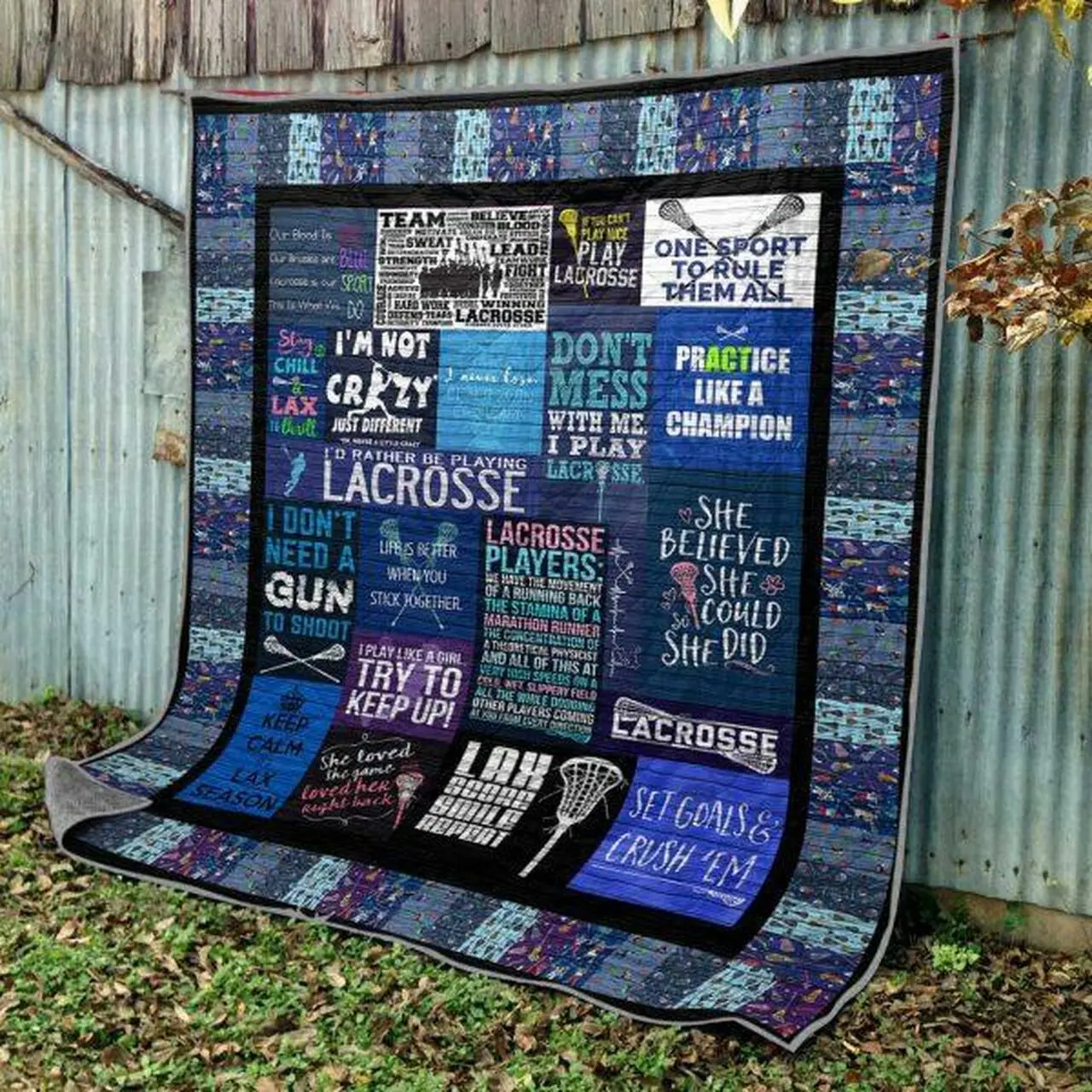 Practice Like A Champion Quilt Blanket No96 Quilt and Home Decor