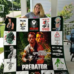 Predator Quilt Blanket For Fans Ver 17 2 and Home Decor