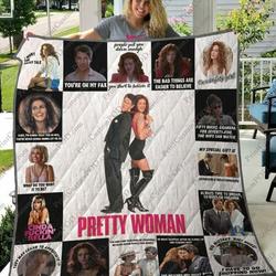 Pretty Woman Quilt Blanket  Limited Quilt Blanket and Home Decor