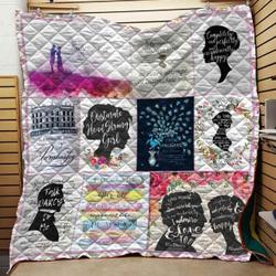 Pride And Prejudice Quotes Blanket Th10072019 Quilt and Home Decor