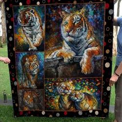 Pride Tiger Quilt Blanket  Quilt and Home Decor