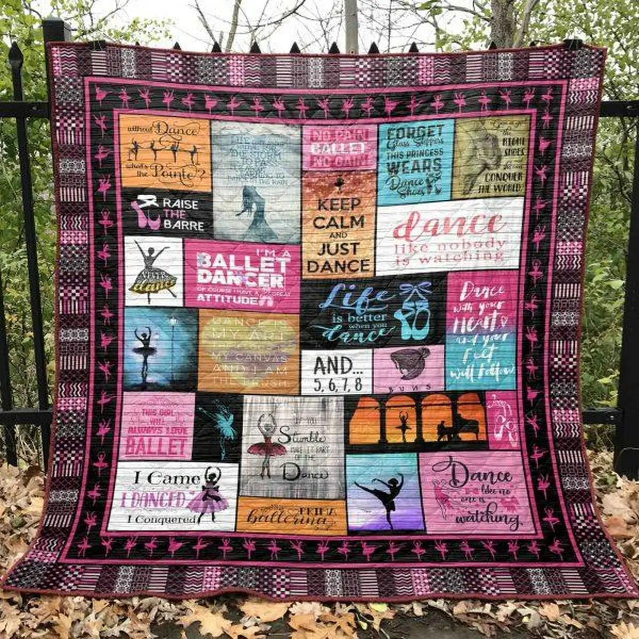 Prima Ballerina Quilt Blanket Aq55 Quilt and Home Decor