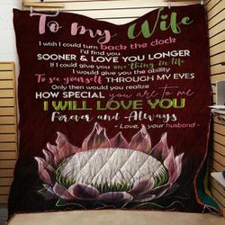Protea Flower To My Wife Quilt Tdhre and Home Decor
