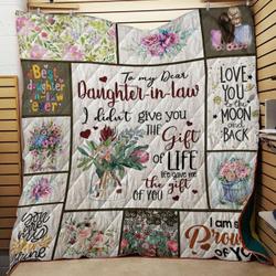 Protea Mom To Daughter In Law Quilt Tdhkz and Home Decor