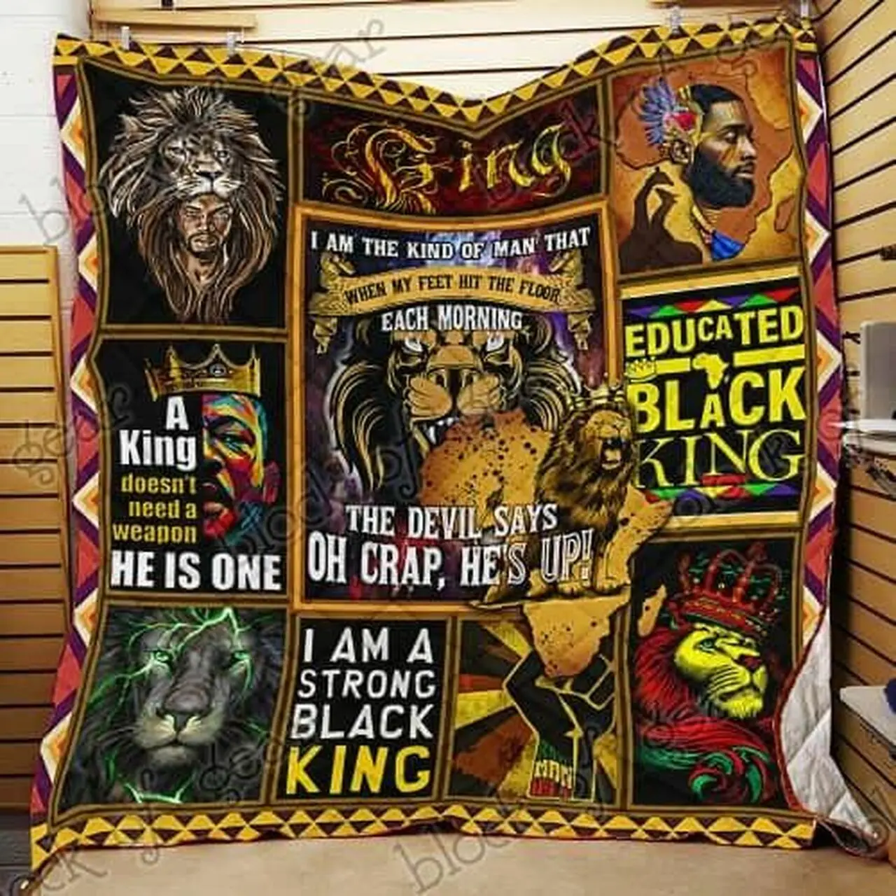Proud Black Men Cl18100577Mdq Quilt Blanket and Home Decor