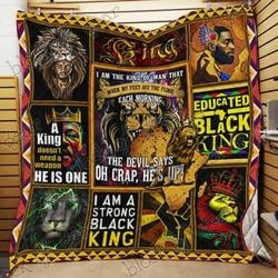 Proud Black Men Cl18100577Mdq Quilt Blanket and Home Decor