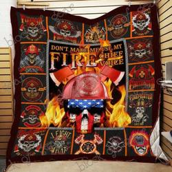 Proud Firefighter Quilt Np92  Quilt and Home Decor