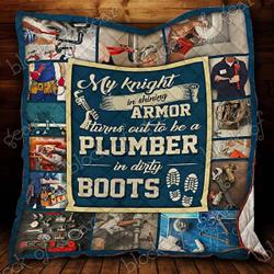 Proud Plumber Hur Quilt lq and Home Decor