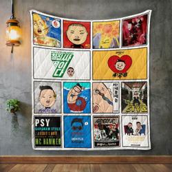 Psy Album Covers Quilt Blanket and Home Decor