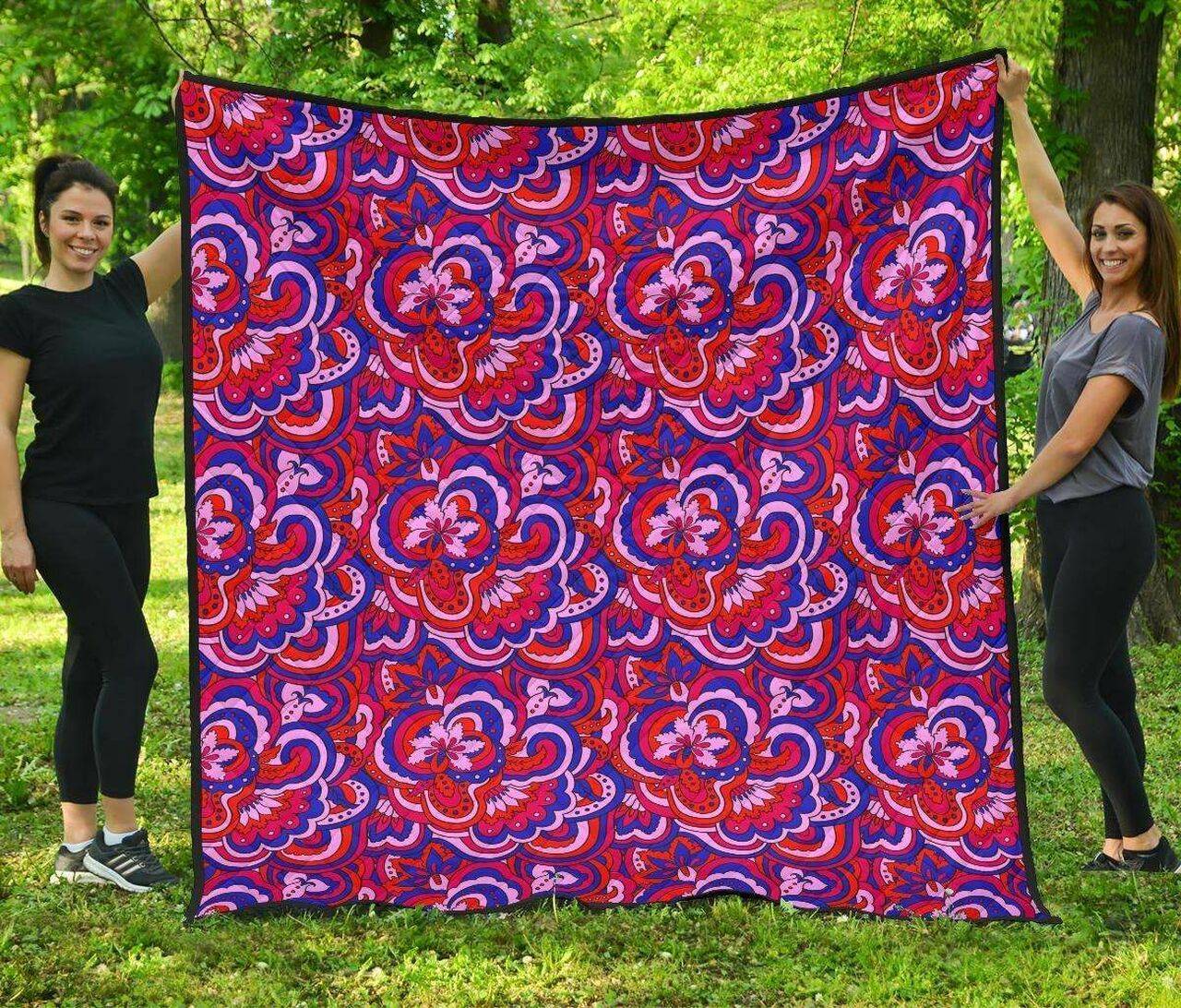 Psychedelic Cl12100562Mdq Quilt Blanket and Home Decor