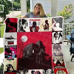 Psycho Quilt Blanket 0593 and Home Decor