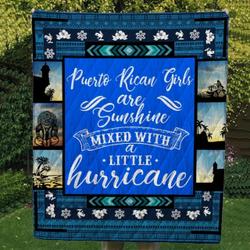 Puerto Rican Girls Quilt Tdhah and Home Decor