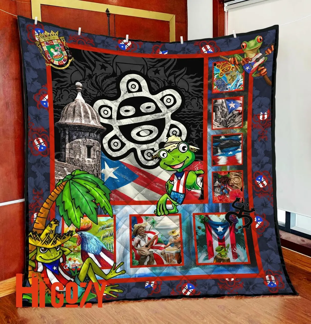 Puerto Rico Stories Quilt Blanket JJW27072001-TQH and Home Decor